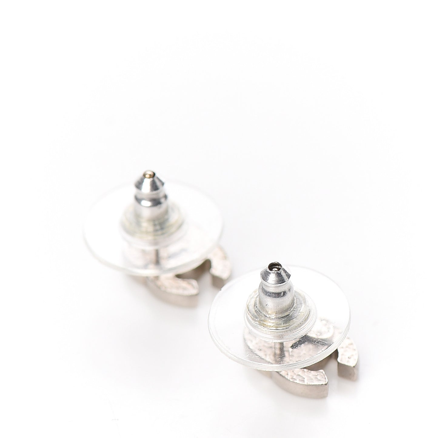Crystal Mini Timeless CC Earrings Silver