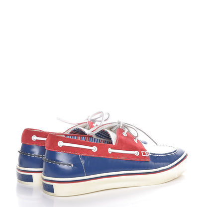 Gucci Mens Calfskin Wimbledon Sport Boat Shoes 13 Multi 4 of 10