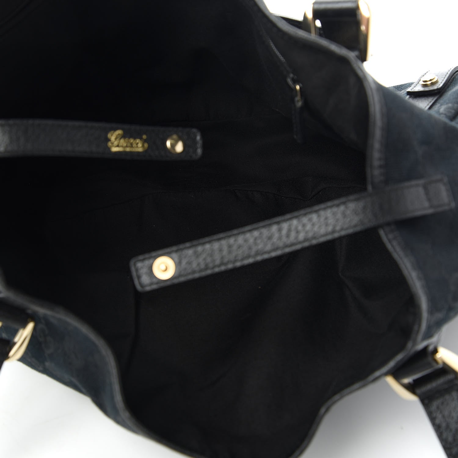 Gucci Monogram Medium Abbey Shoulder Bag Black 5 of 12