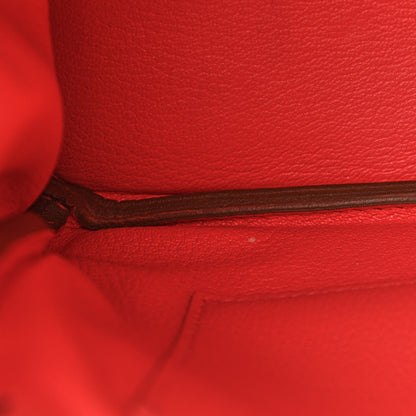 Hermes Taurillon Clemence Birkin 30 Rouge Pivoine 17 of 18
