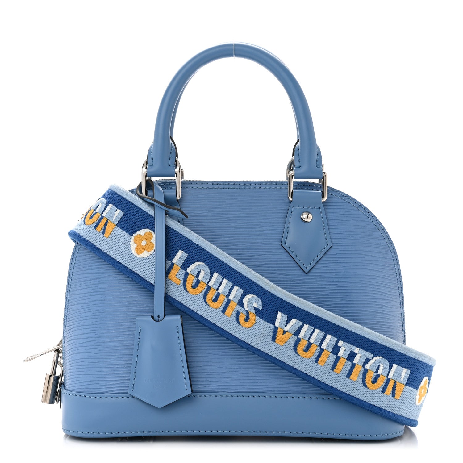 Louis Vuitton Epi Jacquard Alma BB Bleuet 1 of 10