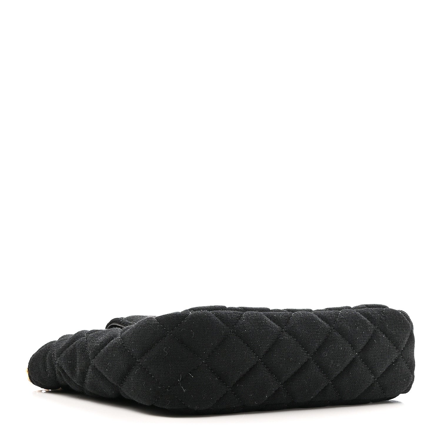 Chanel Jersey Quilted Small Wavy CC Hobo Black 4 of 11