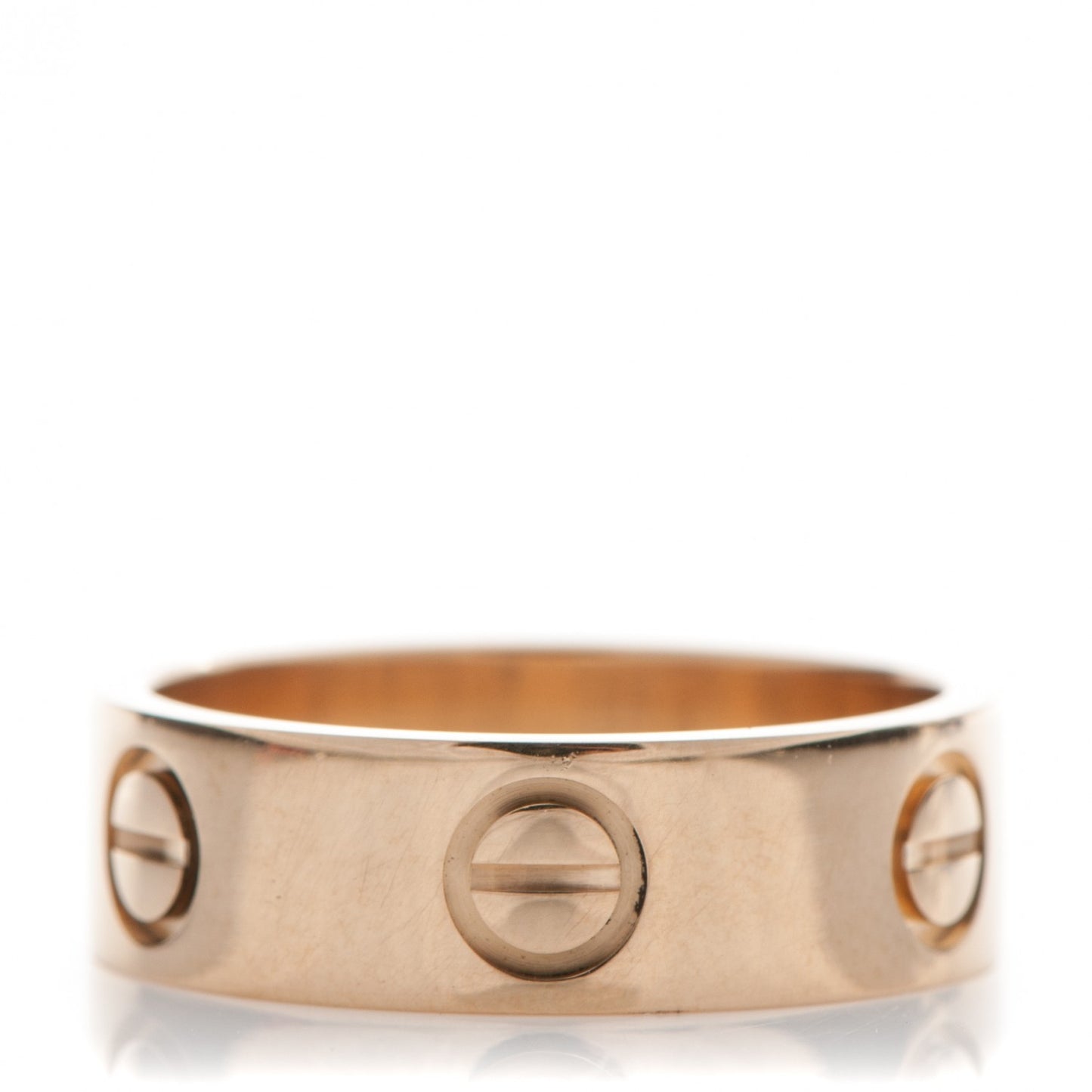 18K Yellow Gold 5.5mm LOVE Ring 50 5.25