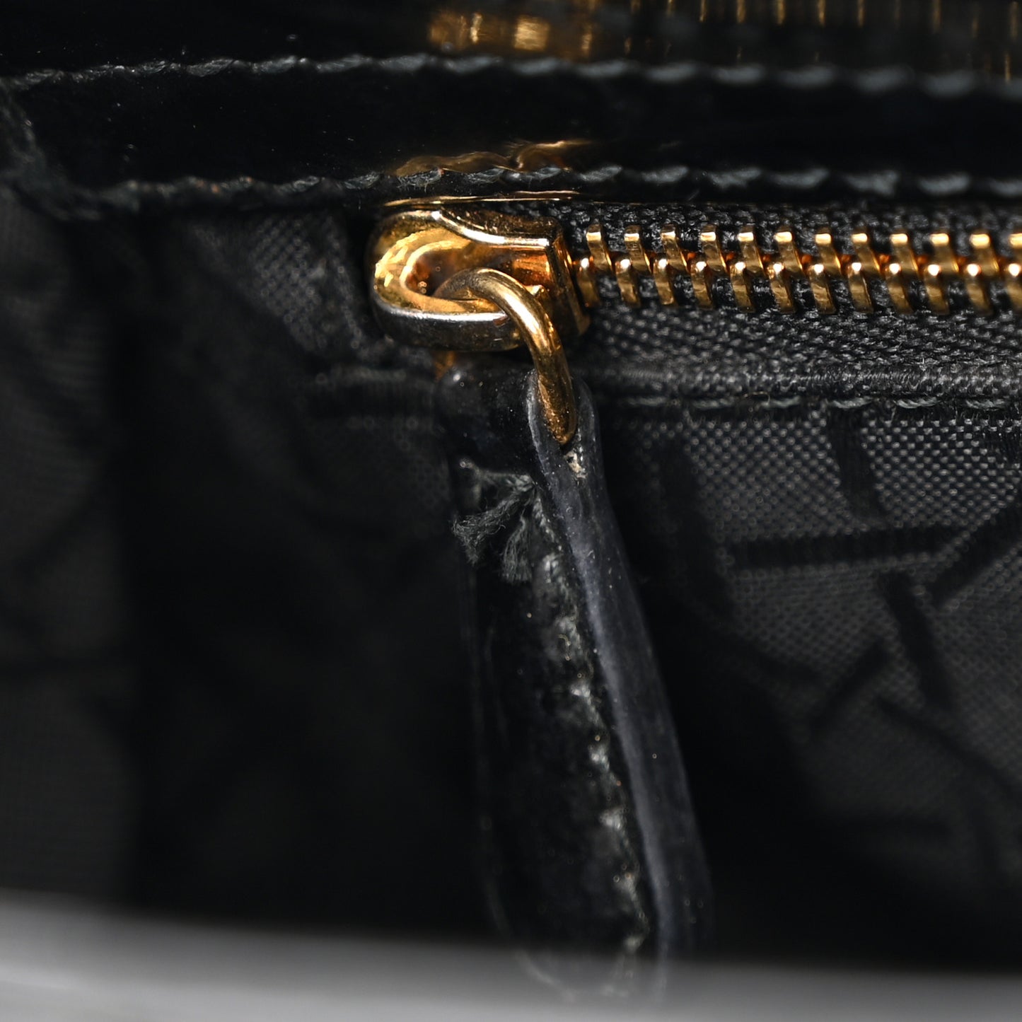 Patent Cannage Mini Lady Dior Black