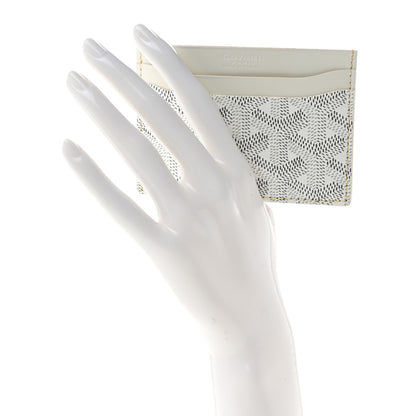 Goyard Goyardine Saint Sulpice Card Holder White 2 of 7