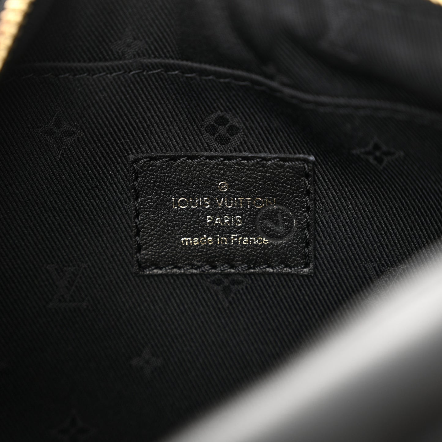 Calfskin Bubblegram Over The Moon Black