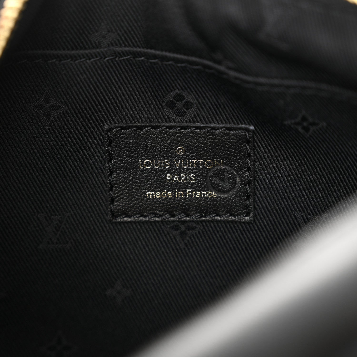 Louis Vuitton Calfskin Bubblegram Over The Moon Black 6 of 9