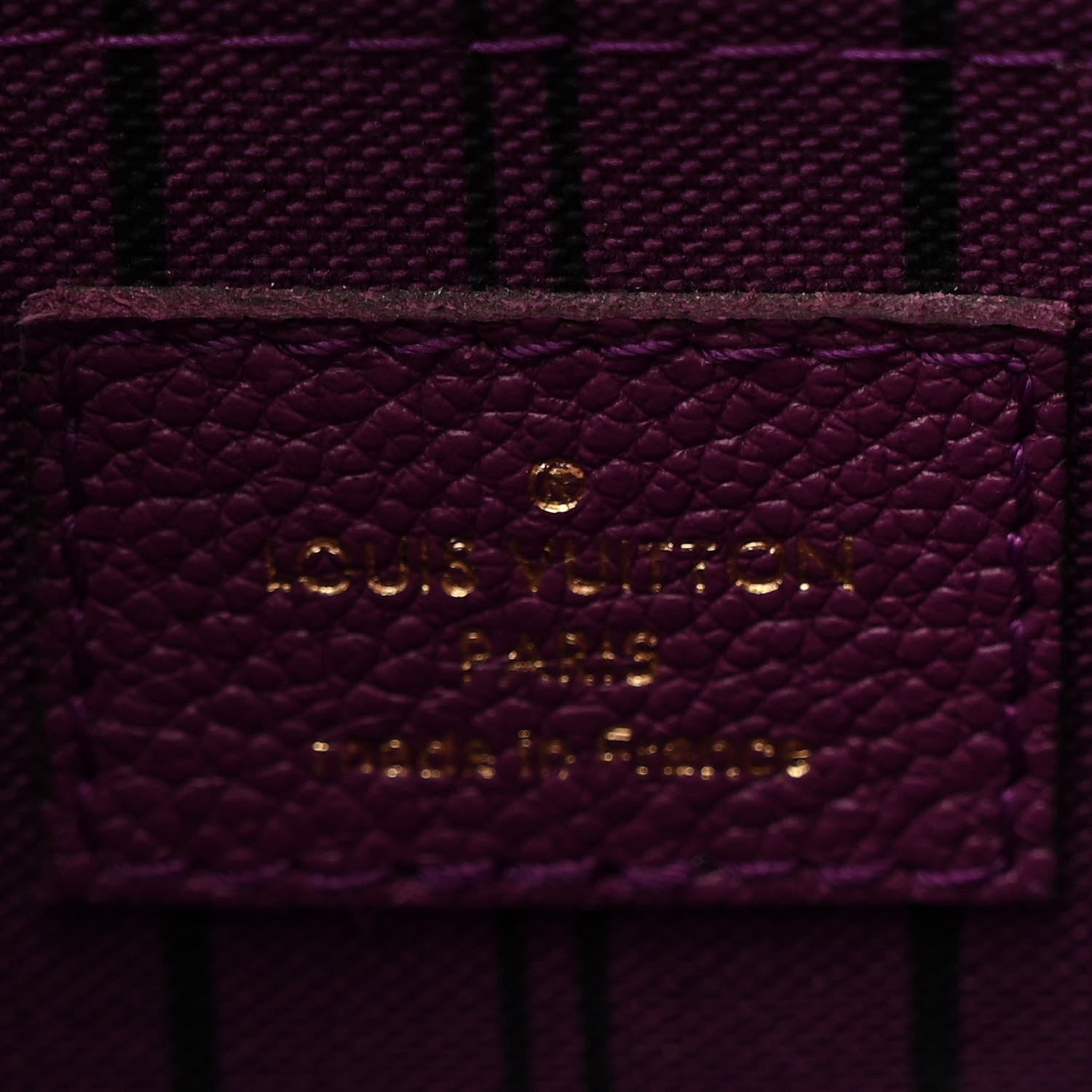 Louis Vuitton Empreinte Montaigne MM Amethyste 8 of 14