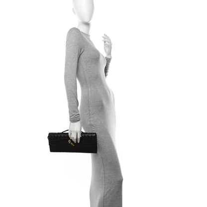 Bottega Veneta Nappa Intrecciato Long Andiamo Top Handle Clutch Fondant 2 of 10