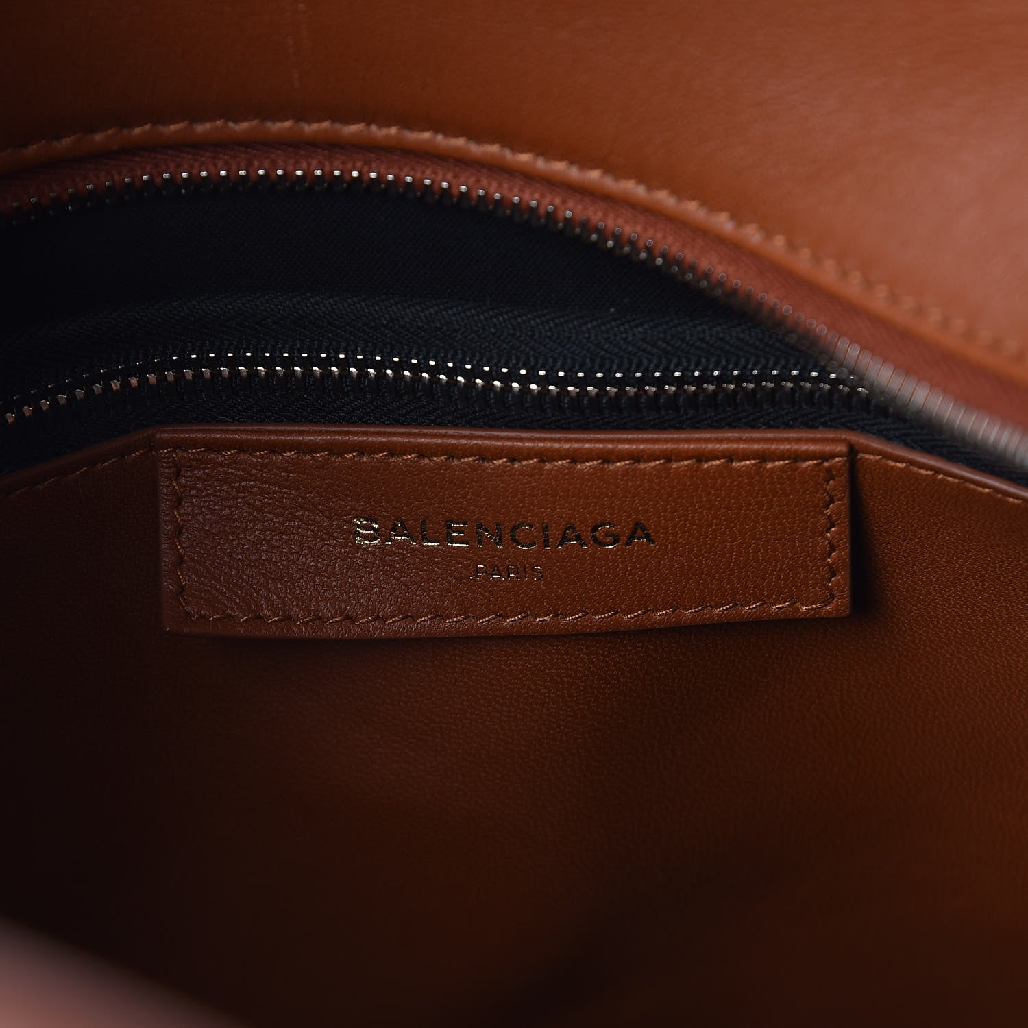 Balenciaga Agneau S Bazar Shopper Tote Marron Fauve 5 of 9