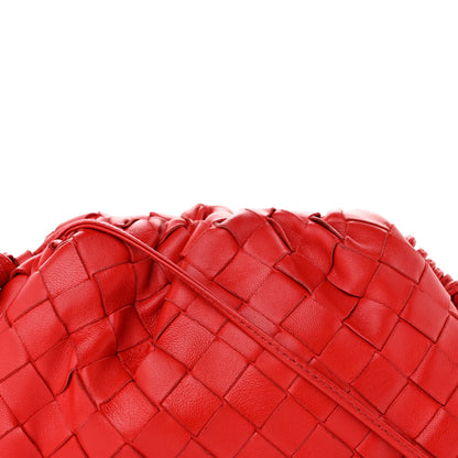 Bottega Veneta Nappa Intrecciato The Mini Pouch Bright Red 8 of 12