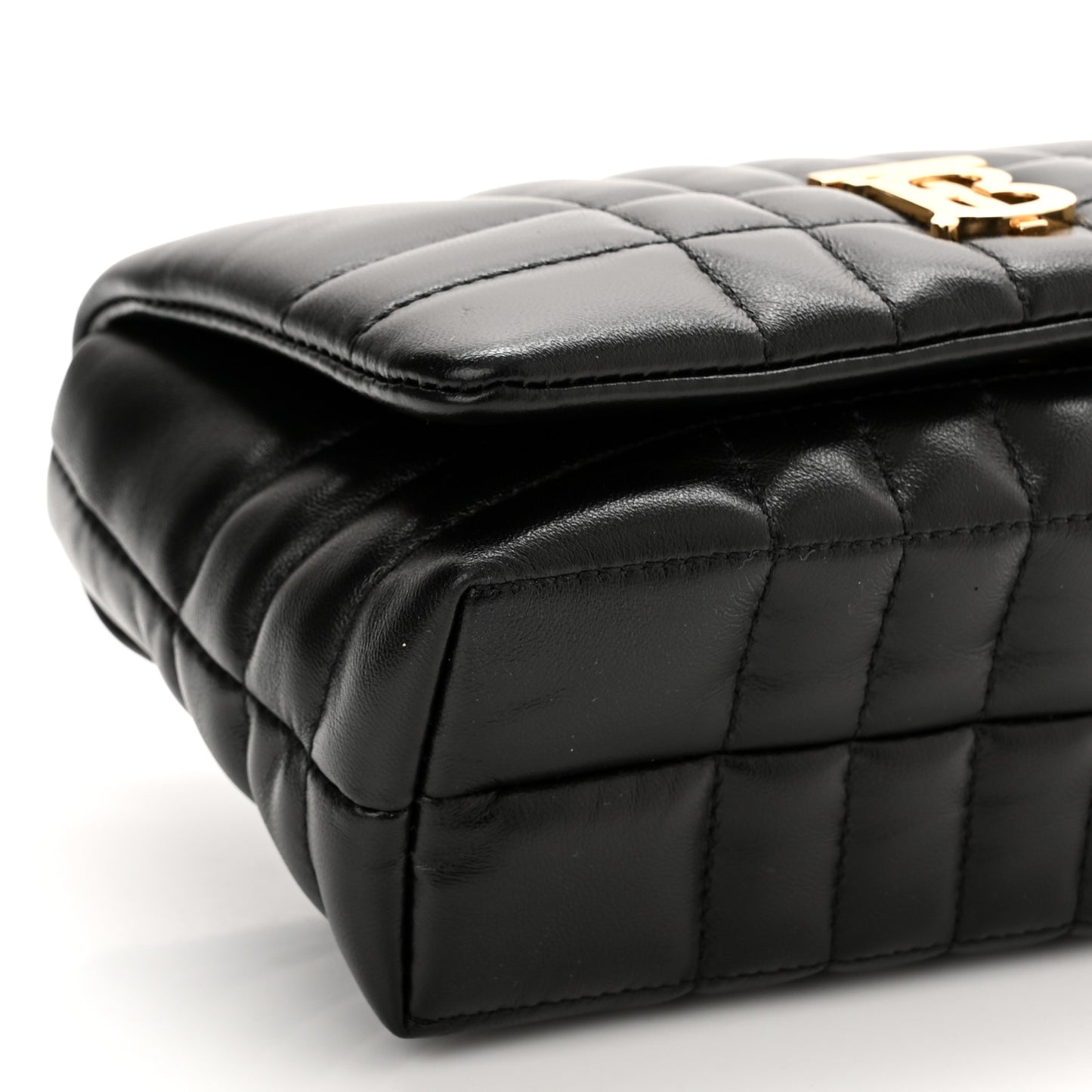 Lambskin Quilted Mini Lola Bag Black