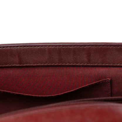 Chanel Lambskin Quilted New Medium Boy Flap Dark Red 14 of 20