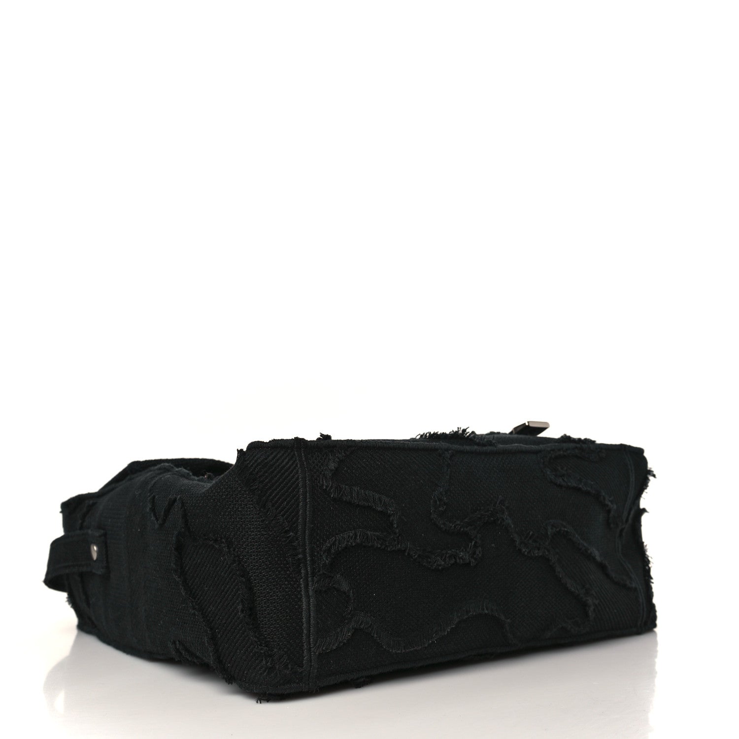 Christian Dior Canvas Embroidered Camouflage Diorcamp Messenger Black 4 of 8