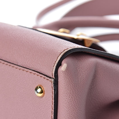 Burberry Soft Grain Calfskin Small Buckle Tote Dusty Pink 10 of 15