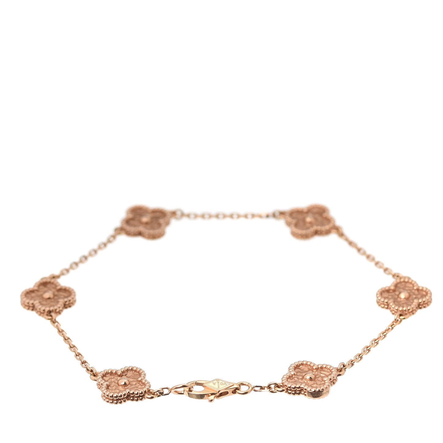 18K Rose Gold 6 Motifs Sweet Alhambra Bracelet