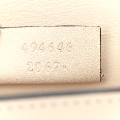 Gucci Calfskin Super Mini Sylvie Chain Shoulder Bag White 7 of 11