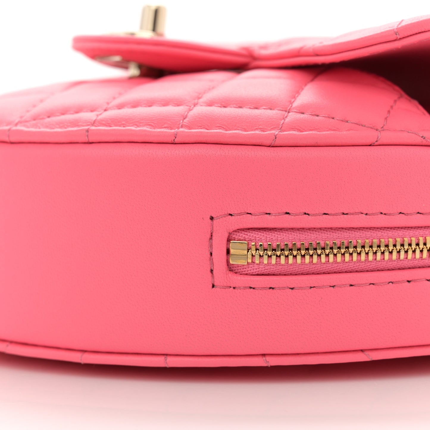 Lambskin Quilted CC In Love Heart Bag Pink