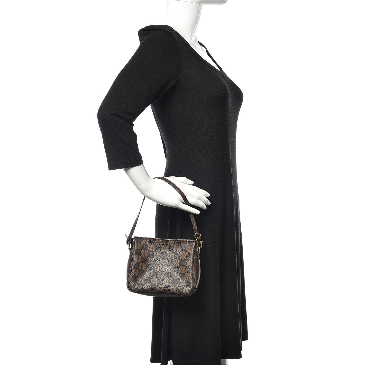 Louis Vuitton Damier Ebene Trousse Make Up Bag Pochette 2 of 13