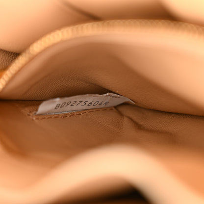 Bottega Veneta Lambskin Maxi Intreccio Padded Chain Cassette Crossbody Bag Almond 7 of 12