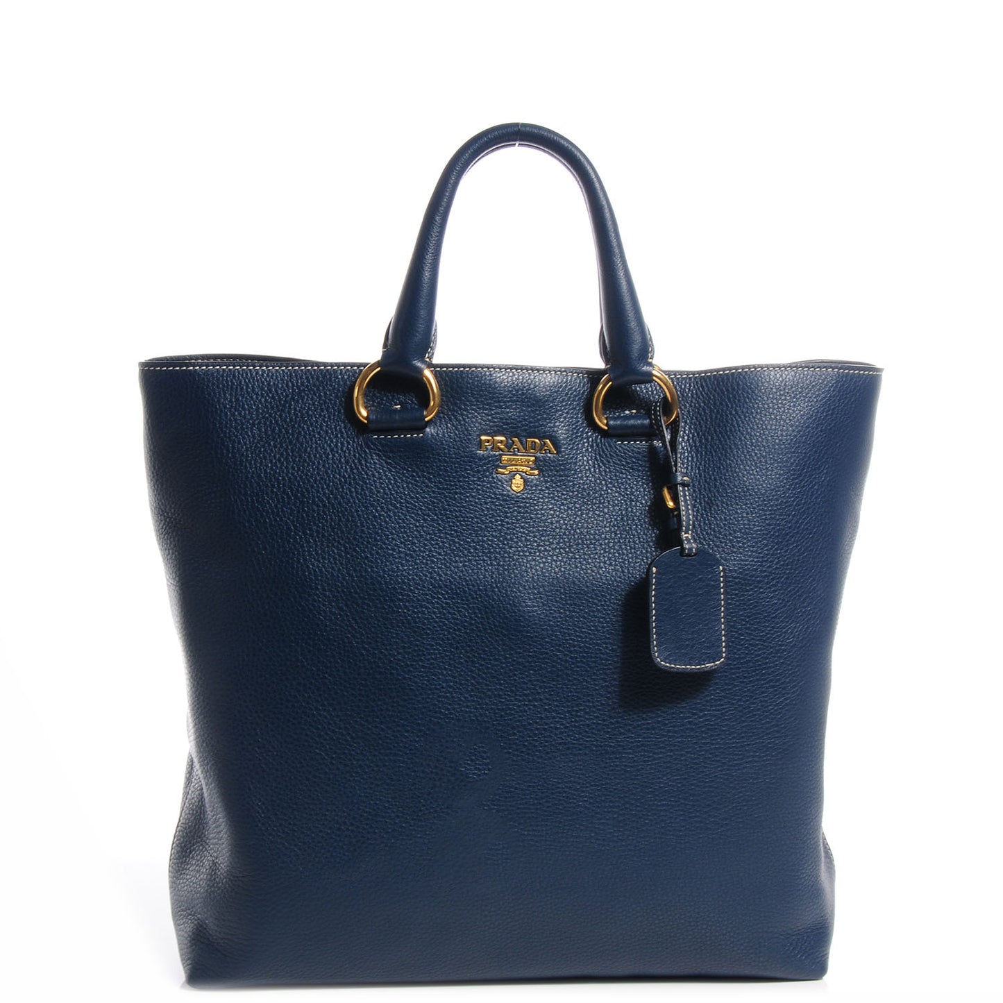 Vitello Daino Shopping Tote Inchiostro