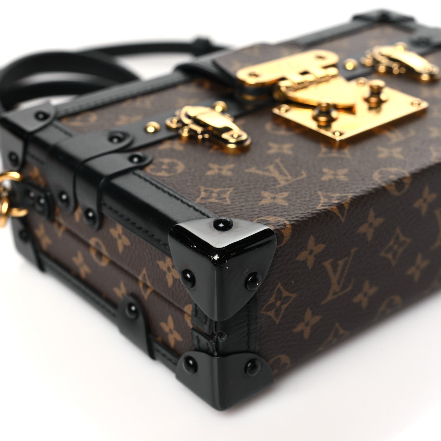 Louis Vuitton Monogram Petite Malle Black 9 of 10