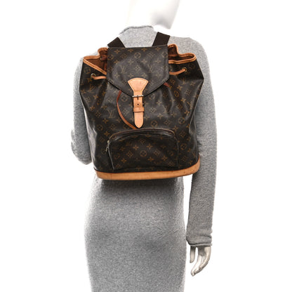 Louis Vuitton Monogram Montsouris GM Backpack 2 of 9
