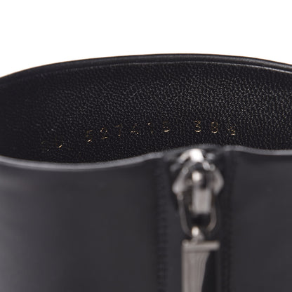 Saint Laurent Nappa Vendome Loulou Ankle Zip Boot 38.5 Black 7 of 9