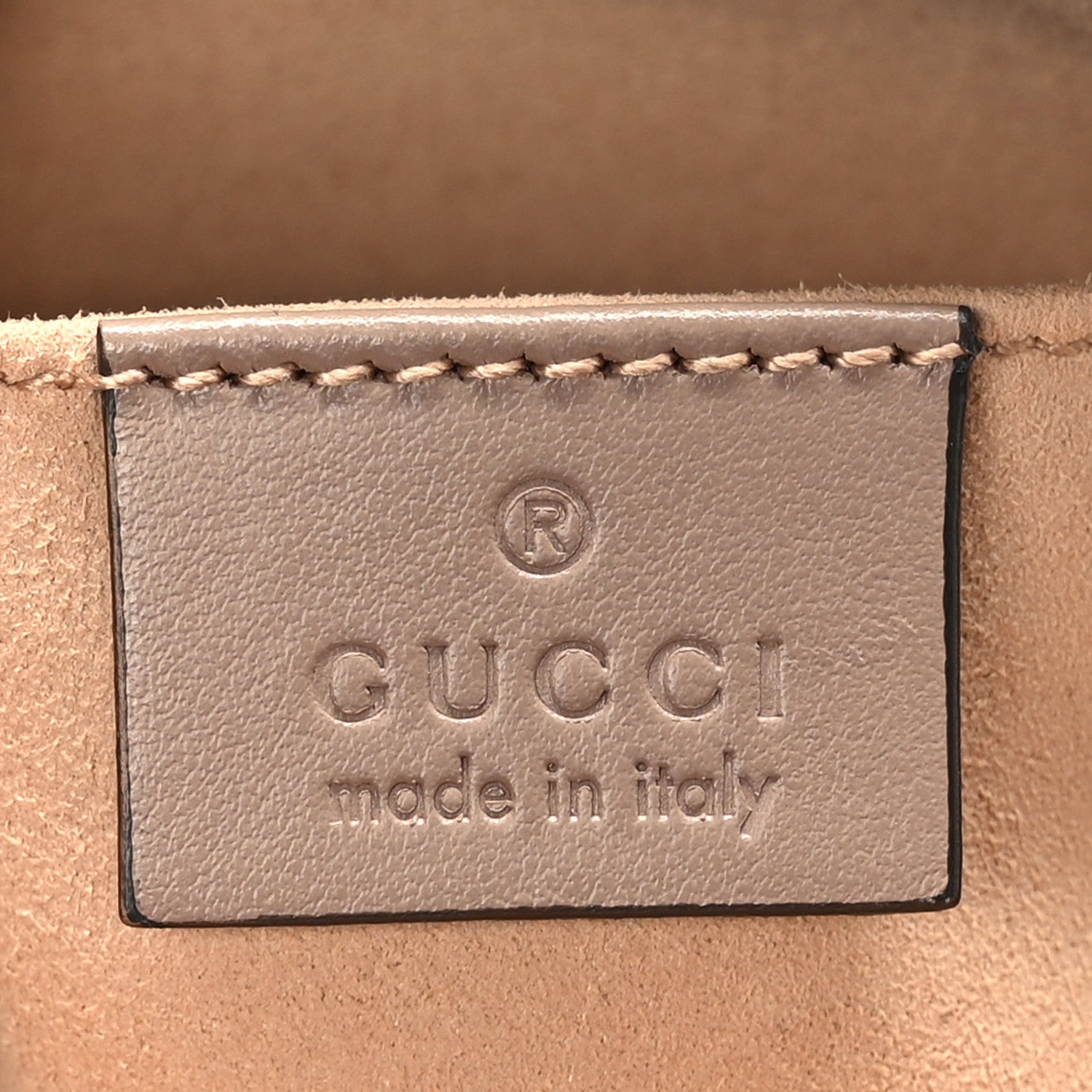 Gucci Calfskin Matelasse Mini GG Marmont Chain Shoulder Bag Porcelain Rose 7 of 9