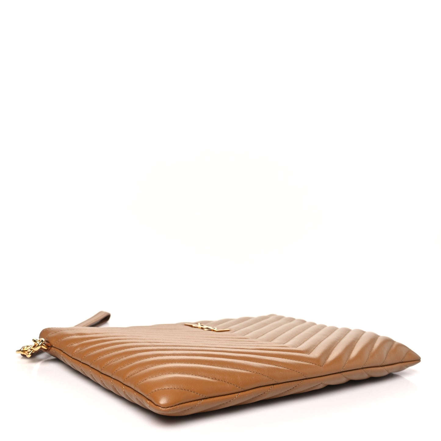 Calfskin Matelasse Monogram Cassandre Tablet Pouch Cork