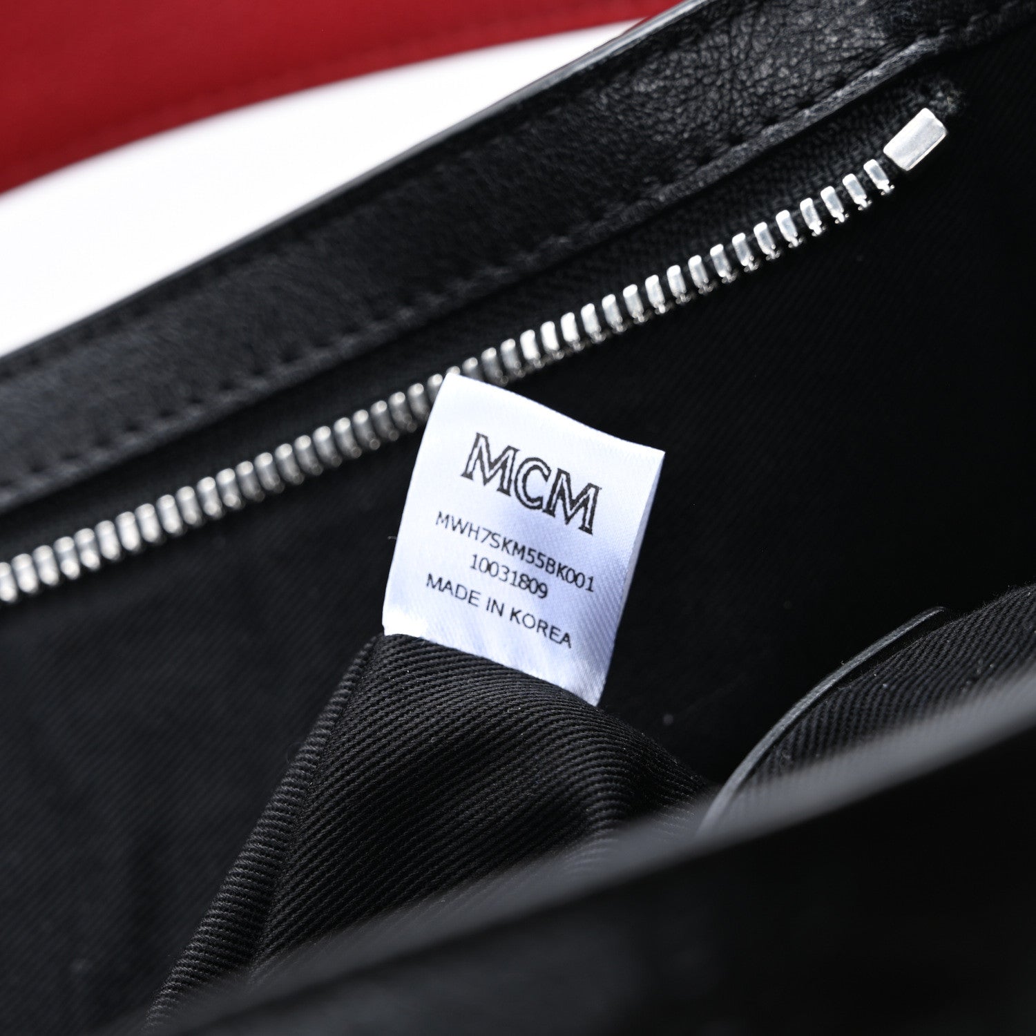 MCM Calfskin Ottomar Monogram Large Klara Hobo Black 6 of 9