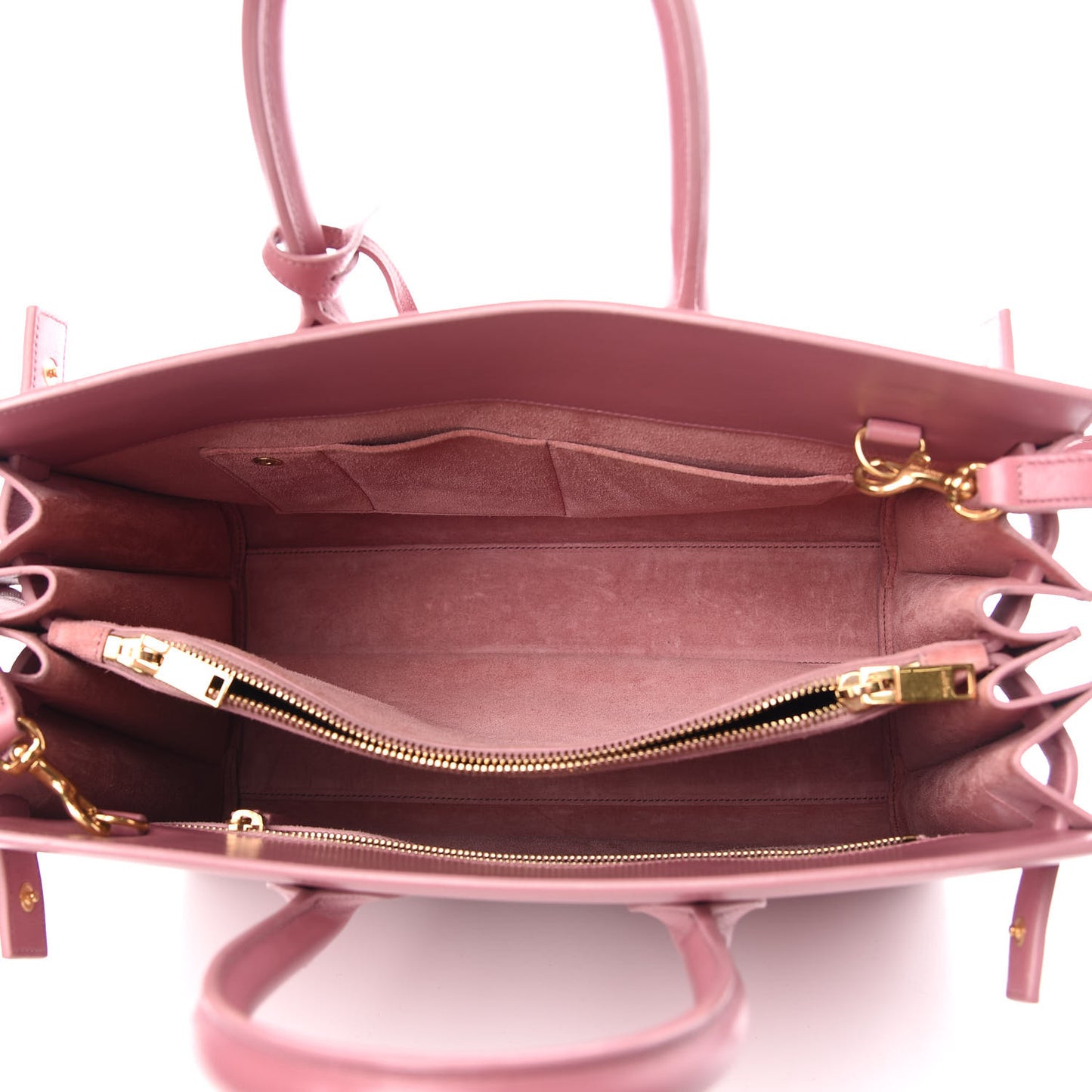 Calfskin Small Sac De Jour Dark Rose