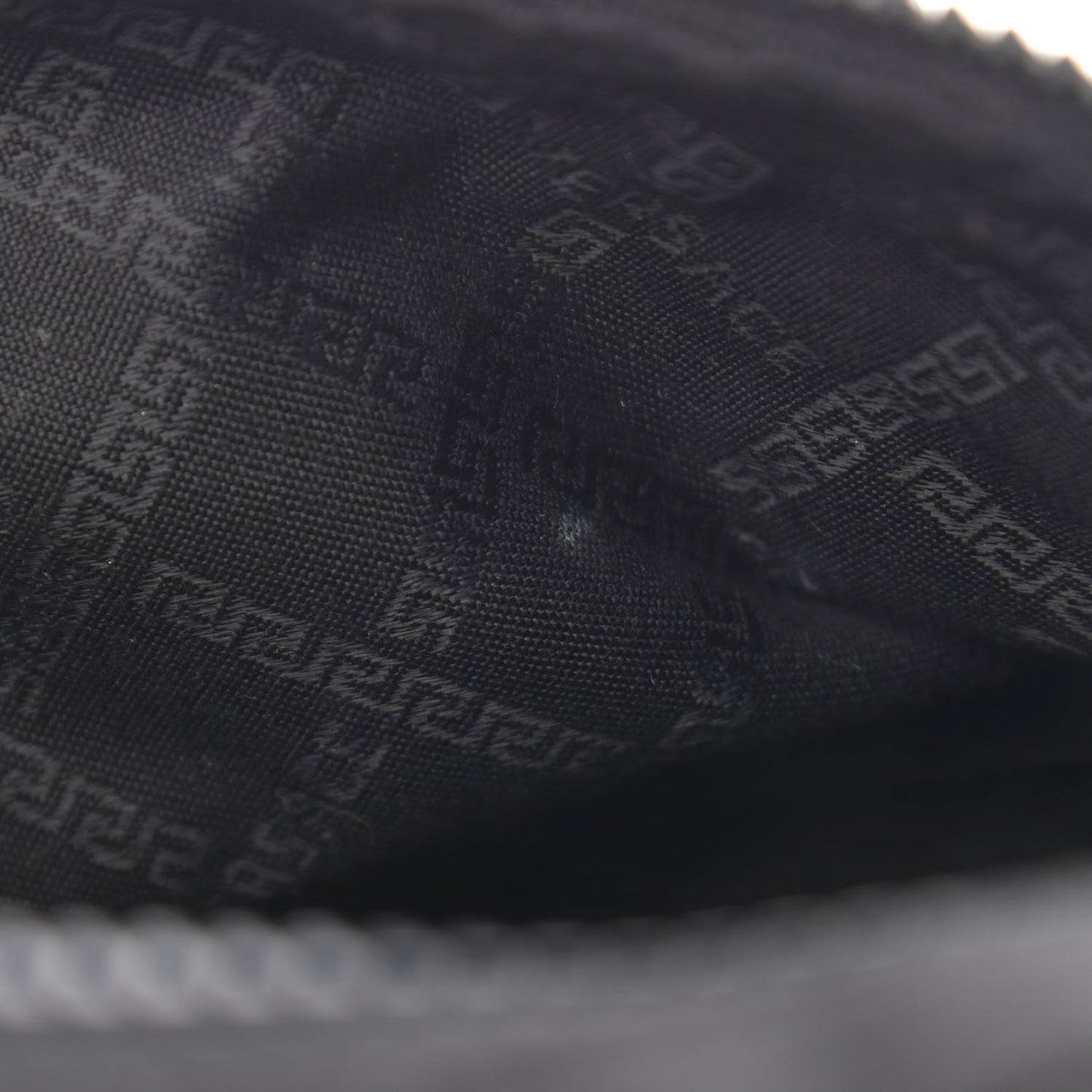 Nylon Palazzo Medusa Belt Bag Black