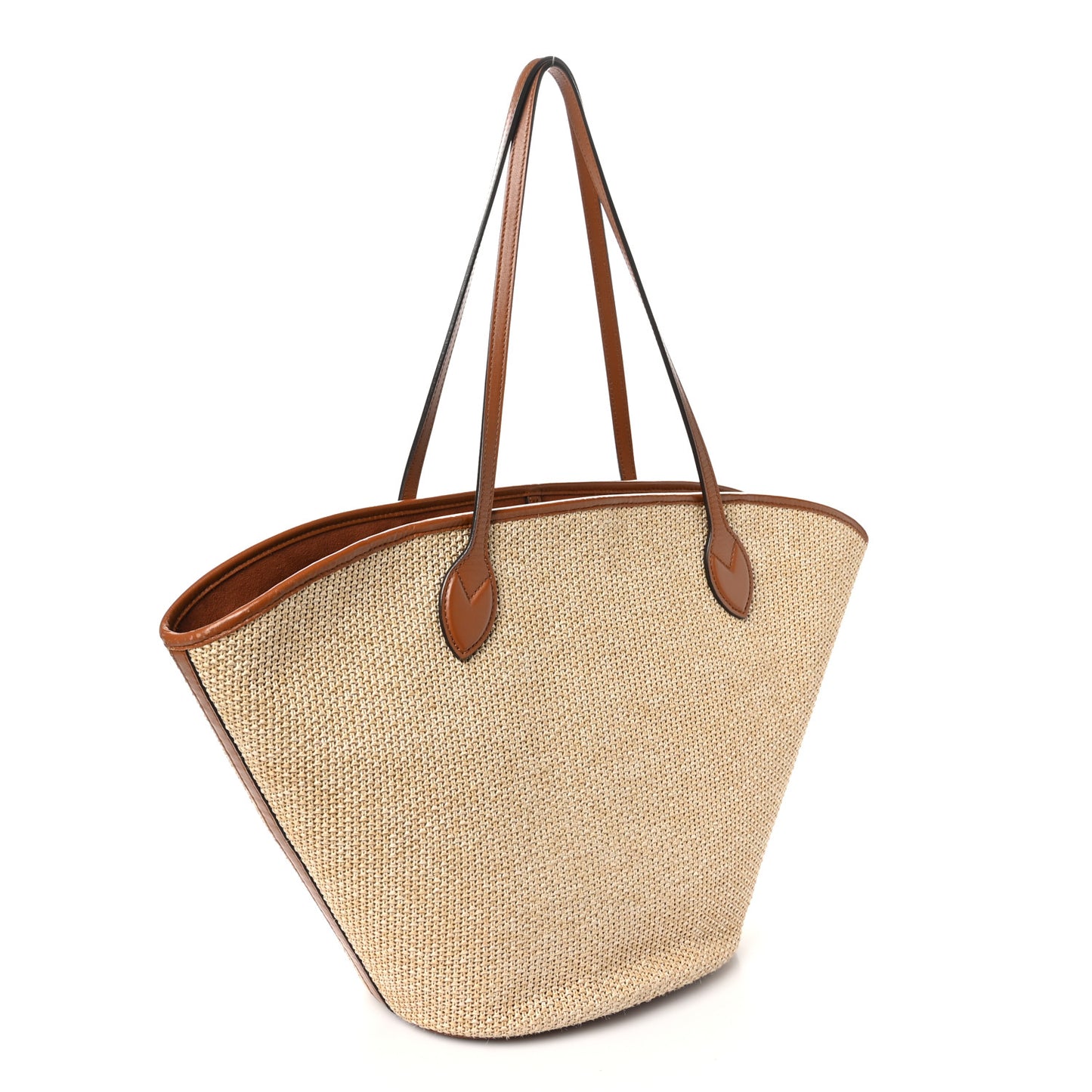 Raffia Saint Jacques Tote Caramel