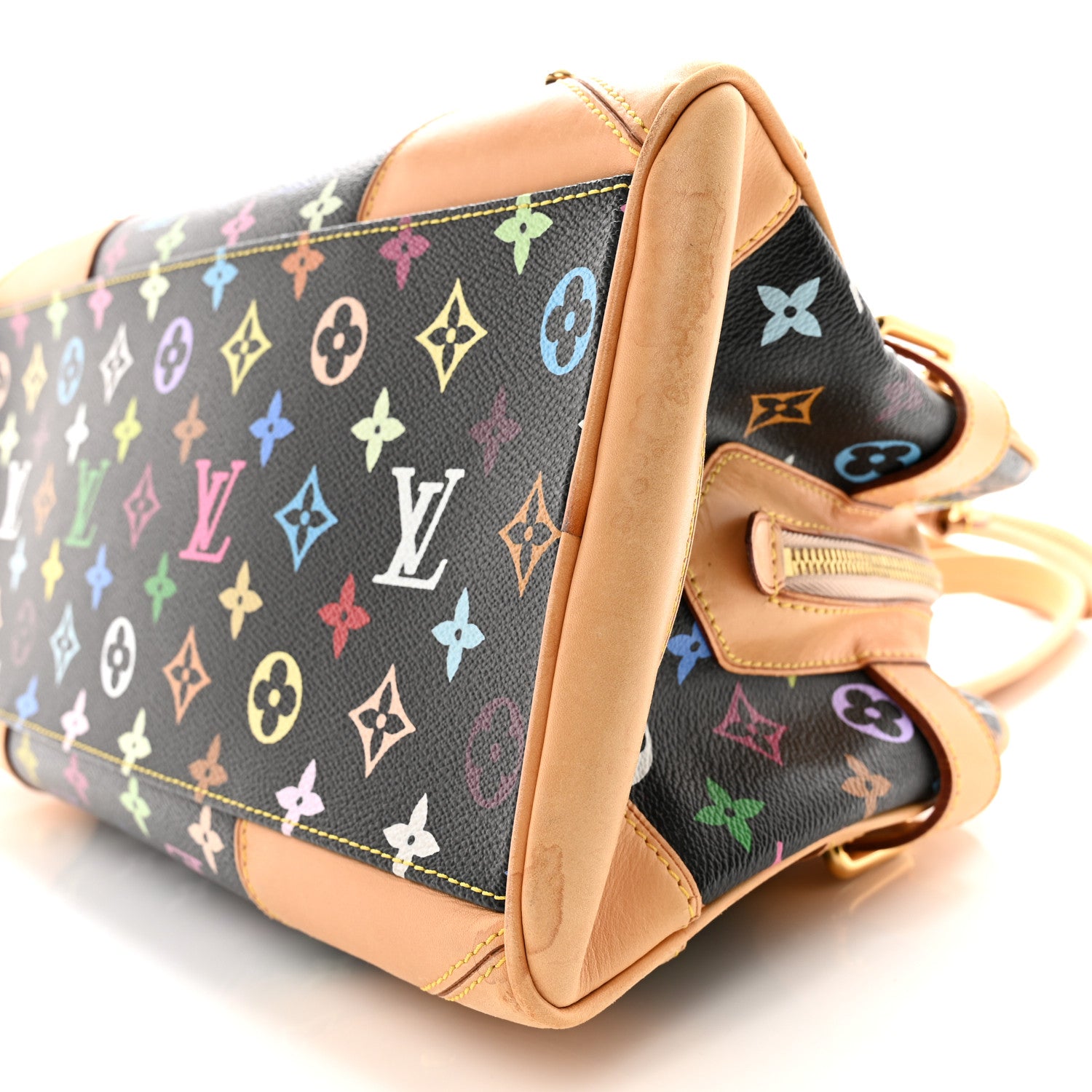Louis Vuitton Monogram Multicolor Claudia Black 9 of 16