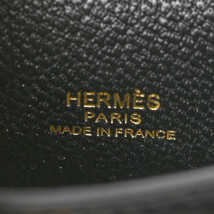 Hermes Tadelakt Mini Kelly Twilly Bag Charm Black 3 of 4
