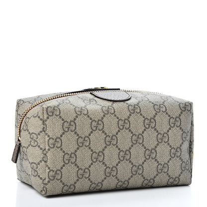 Gucci Soft GG Supreme Monogram Calfskin Medium Ophidia Cosmetic Case Beige Ebony New Acero 2 of 8