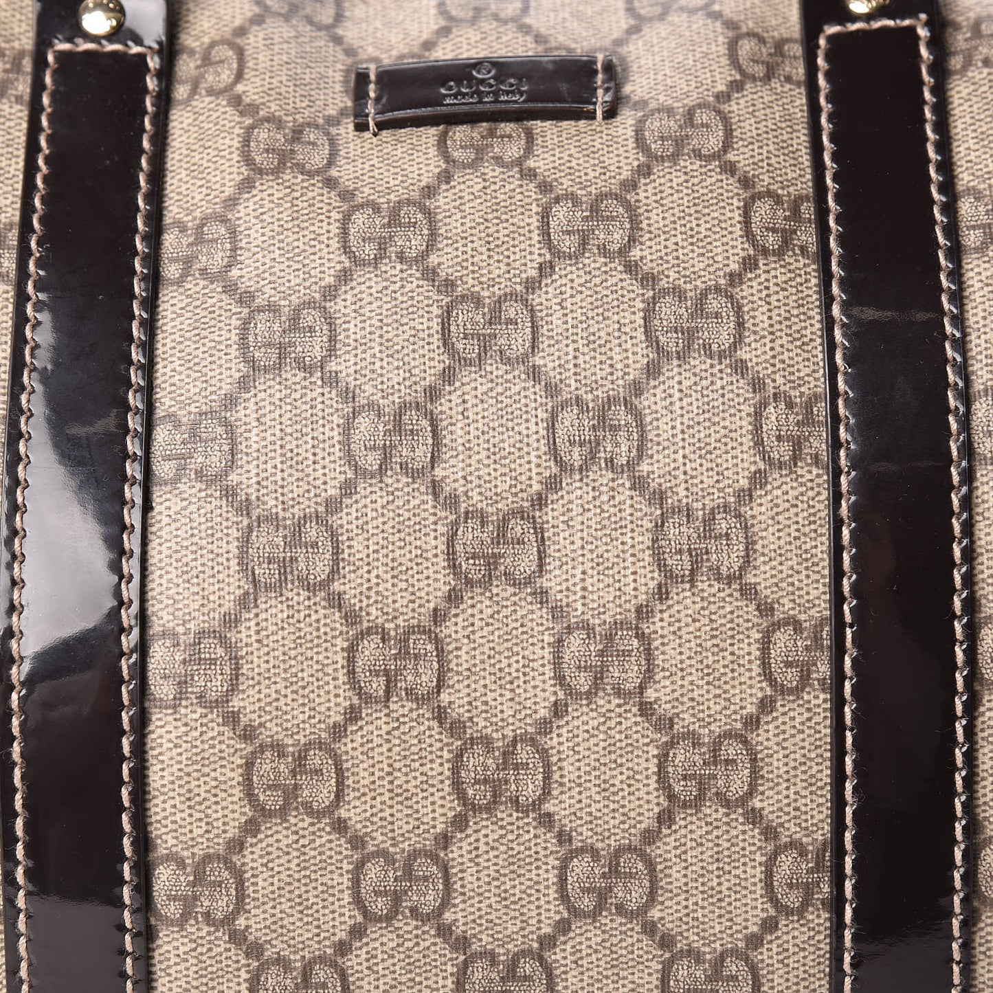 GG Plus Monogram Medium Joy Boston Dark Brown