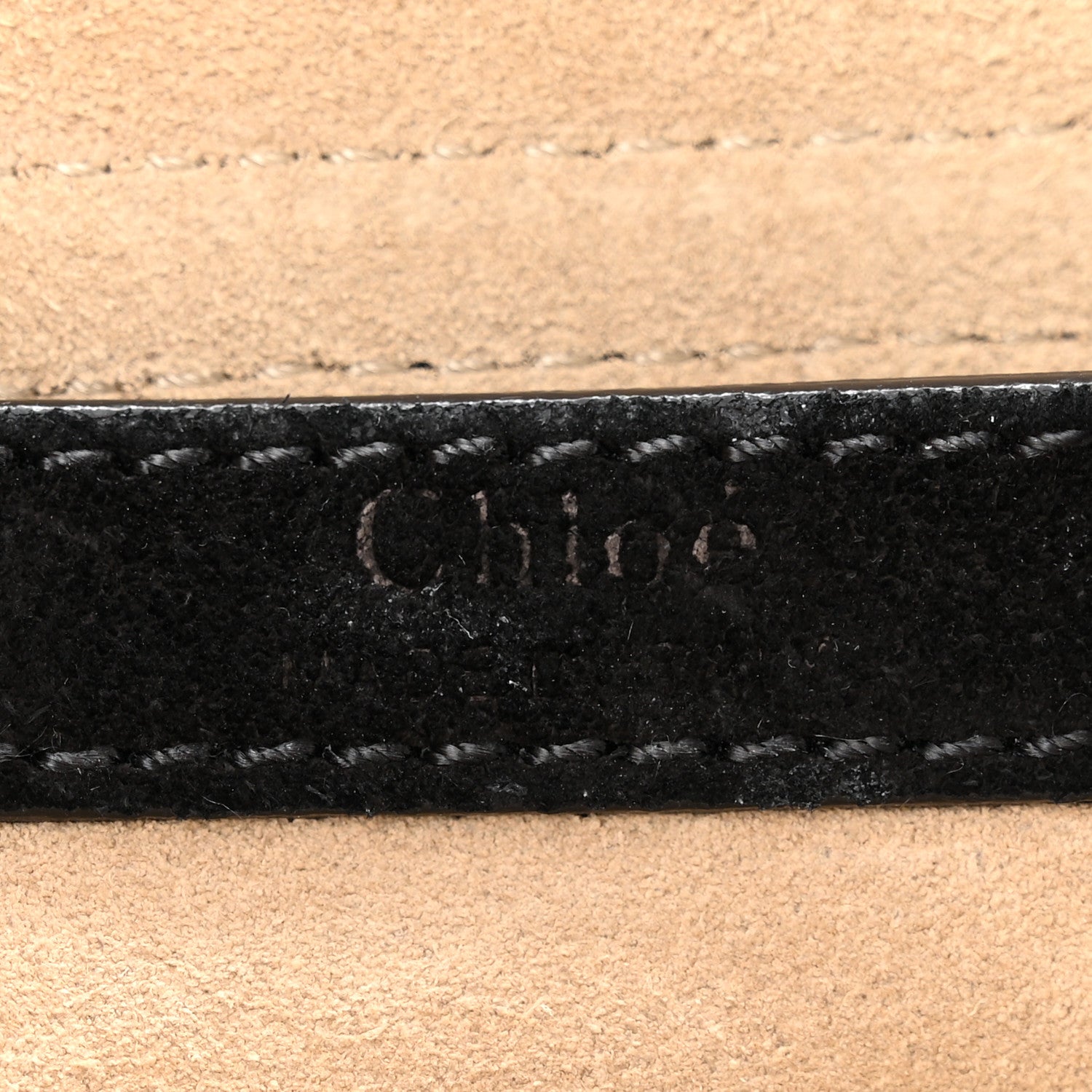Chloe Suede Calfskin Braided Small Hudson Shoulder Bag Black 6 of 11