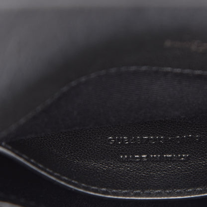Saint Laurent Sheepskin Matelasse Chevron Monogram Medium College Bag Black 7 of 9