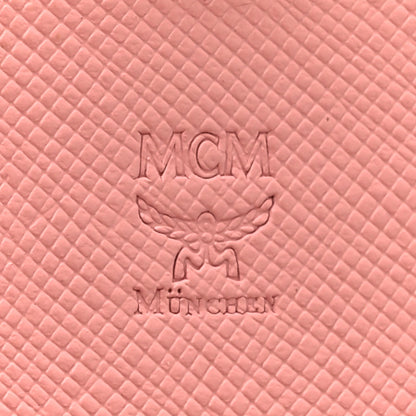 MCM Visetos Tri-Fold Crossbody Beige Soft Pink 6 of 16