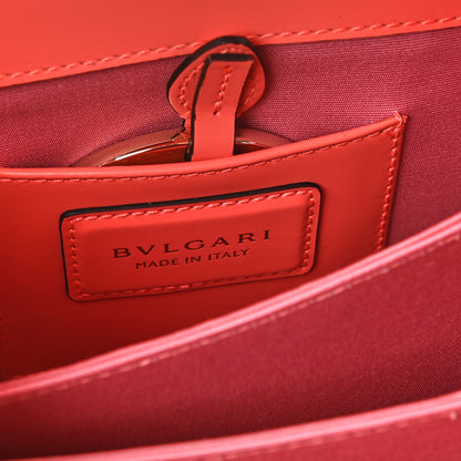 Bulgari Calfskin Serpenti Forever Top Handle Silky Coral 6 of 7