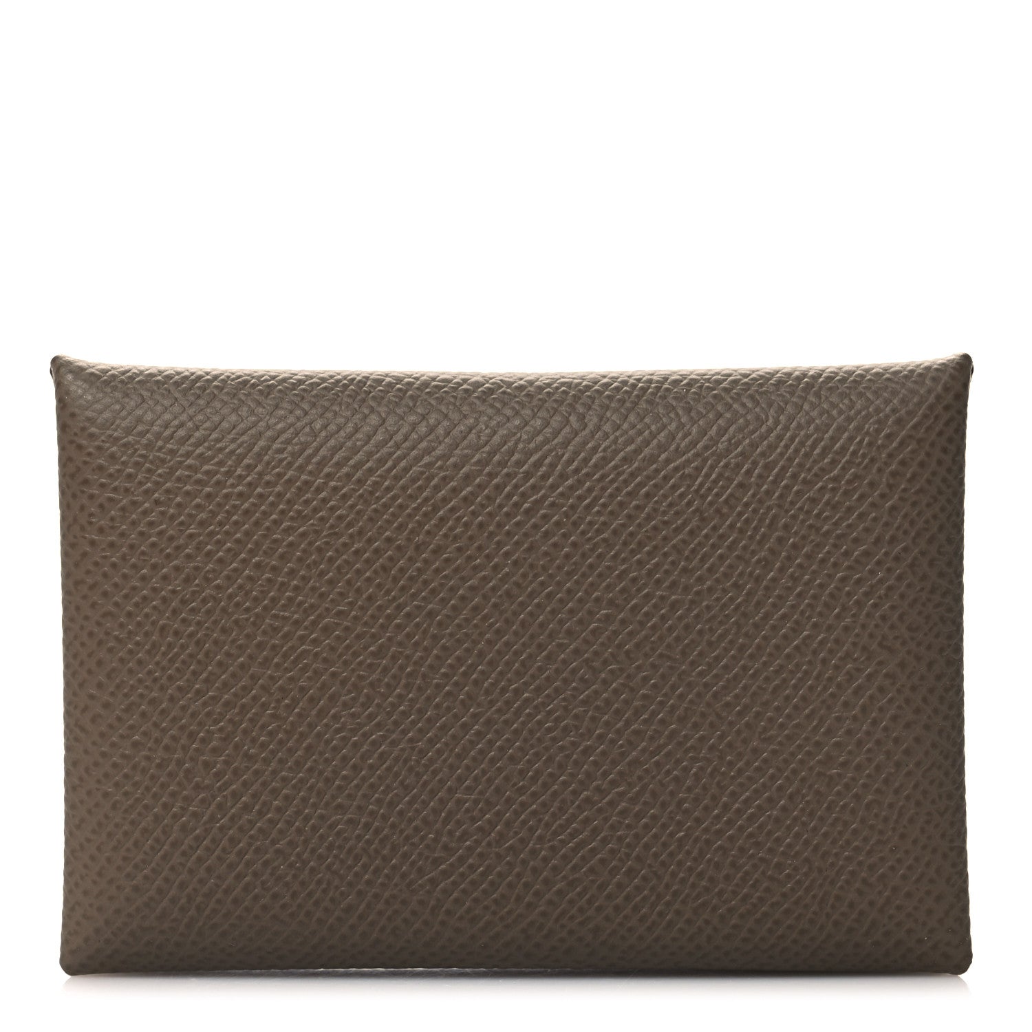 Hermes Epsom Calvi Card Case Etoupe 1 of 10