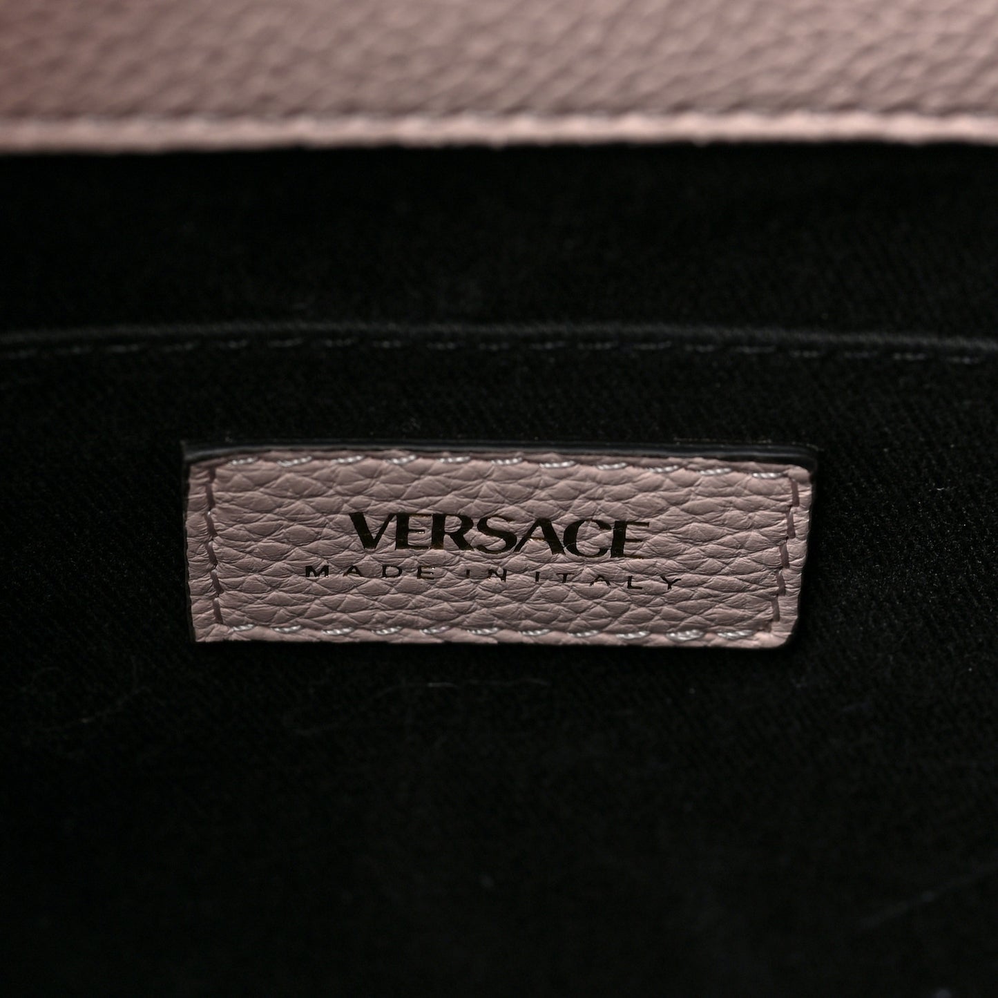 Grainy Calfskin Virtus Top Handle Tote Pink Light Pink