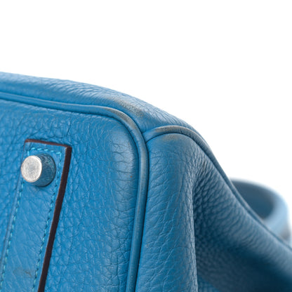 Hermes Togo Birkin 35 Bleu Azteque 9 of 29