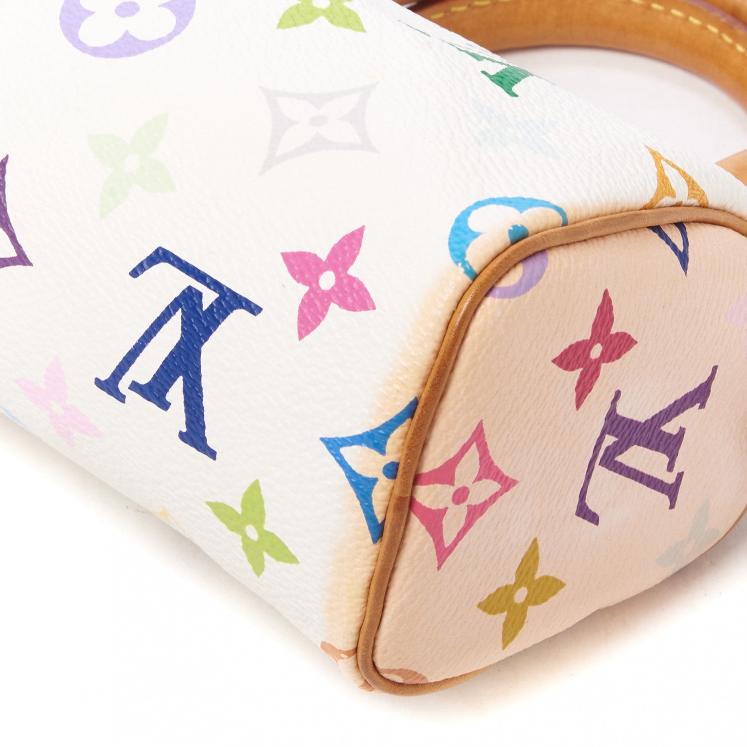 Louis Vuitton Monogram Multicolor Mini Sac HL Speedy White 5 of 8