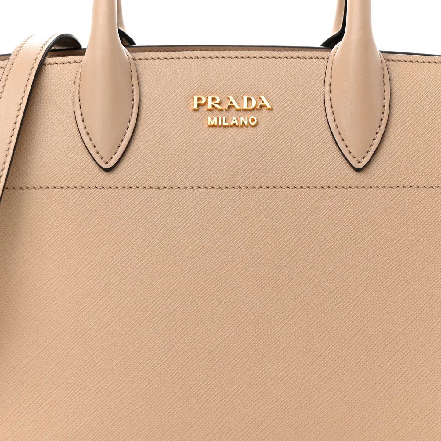 Saffiano City Calfskin Bibliothèque Top Handle Cammeo Granato