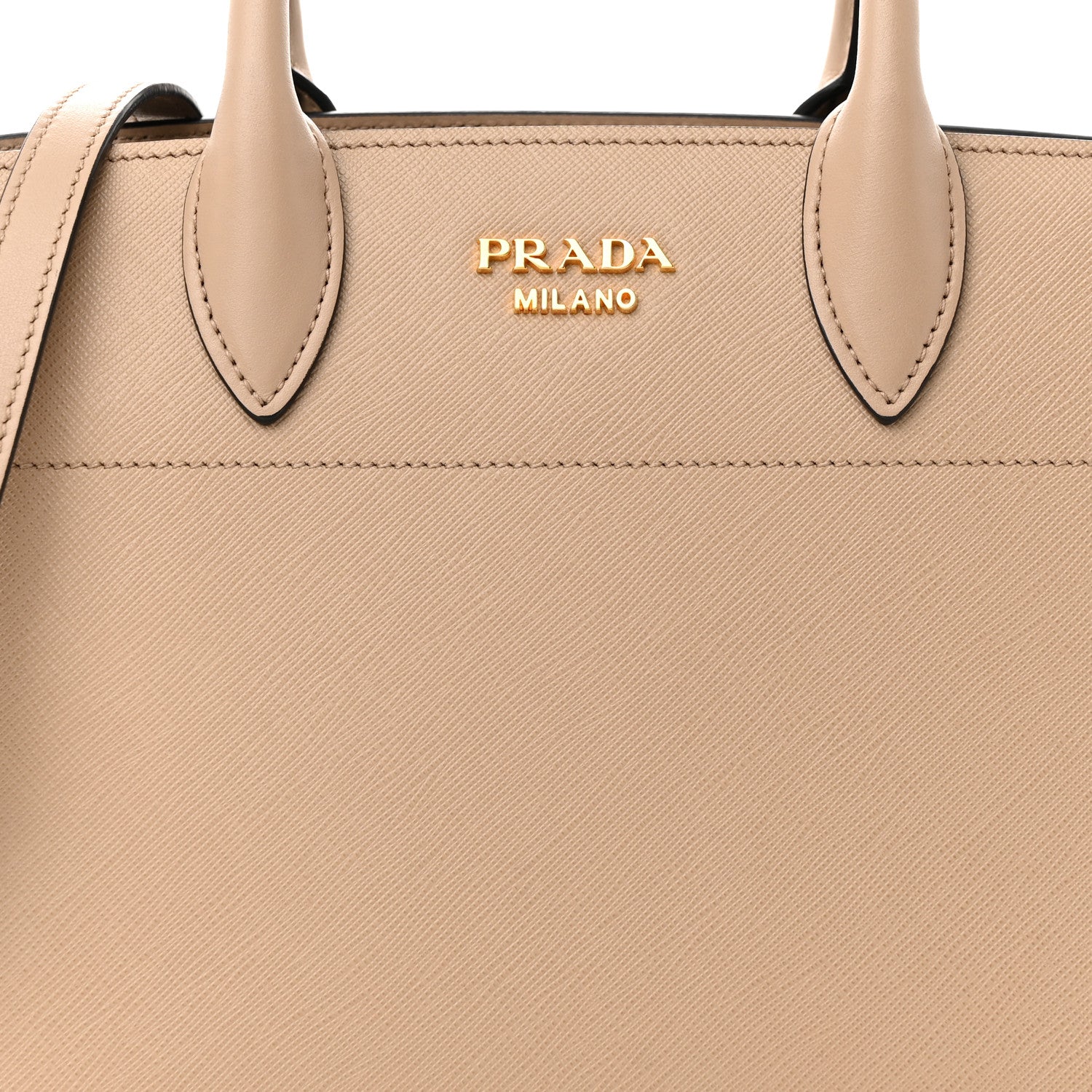 Prada Saffiano City Calfskin Bibliothèque Top Handle Cammeo Granato 8 of 10