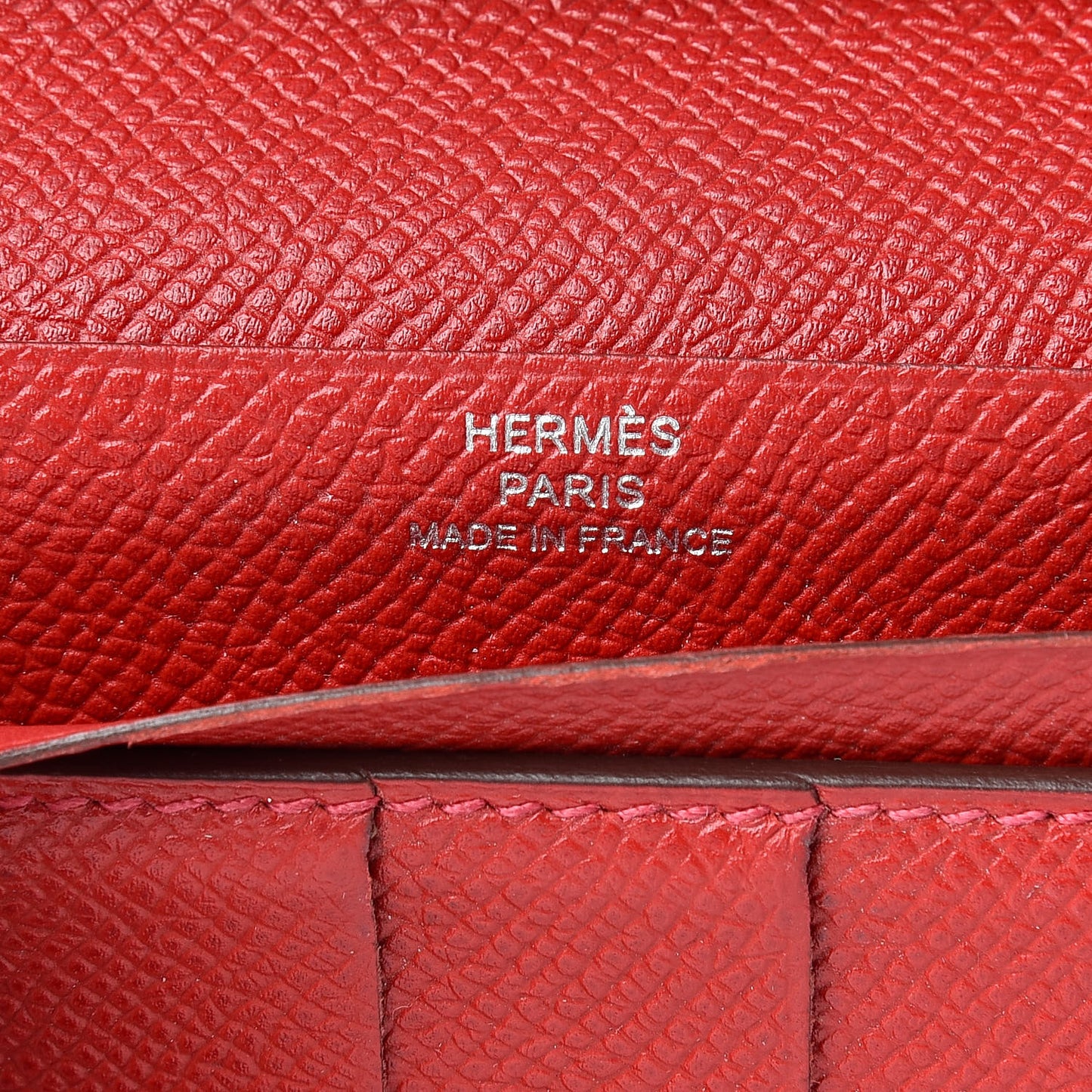 Epsom Bearn Gusset Wallet Rouge Casaque