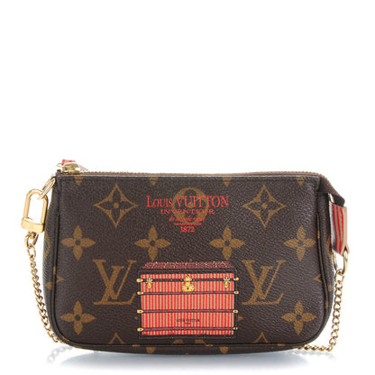 Louis Vuitton Monogram Trunks and Locks Mini Pochette Accessories 1 of 7